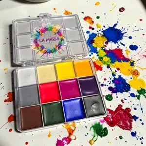 La Maria Body Paint Palette - Vibrant Colors for Creative Makeup & Artistic Expression - Perfect for Body Art & Special Effects