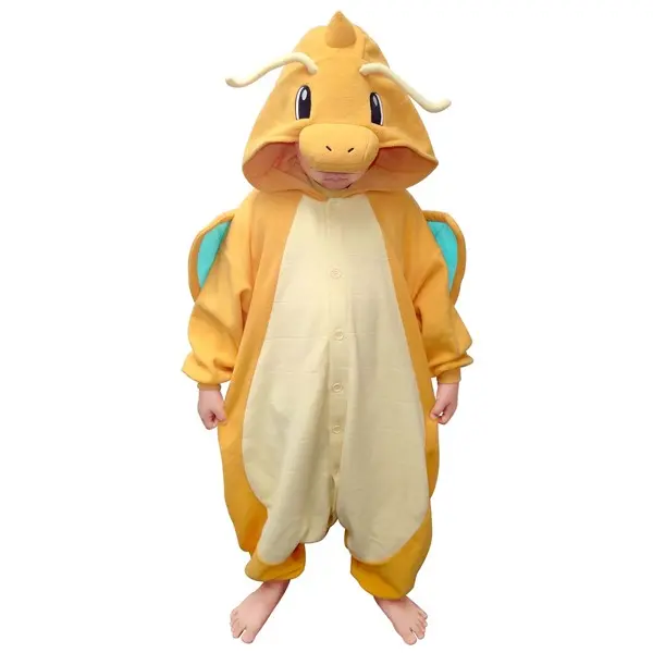 Kid's Pokémon Dragonite Kigurumi Costume Onesie
