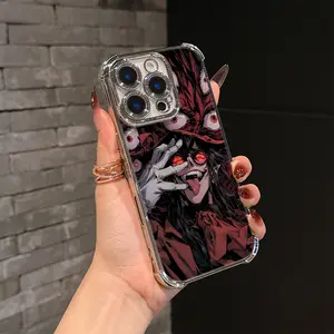 Anime H-Hellsing Phone Case Compatible with iPhone 17/16/15/14/13/12/11/Pro/ProMax/Plus/17Air/Xsmax, for Samsung S25/S24/S23/S22/Plus/Ultra/Fe/S25 Edge, Shockproof Transparent Soft Back Cover, superior quality, Daily Use Case, Gift for Halloween