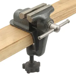 Clamp on table vise
