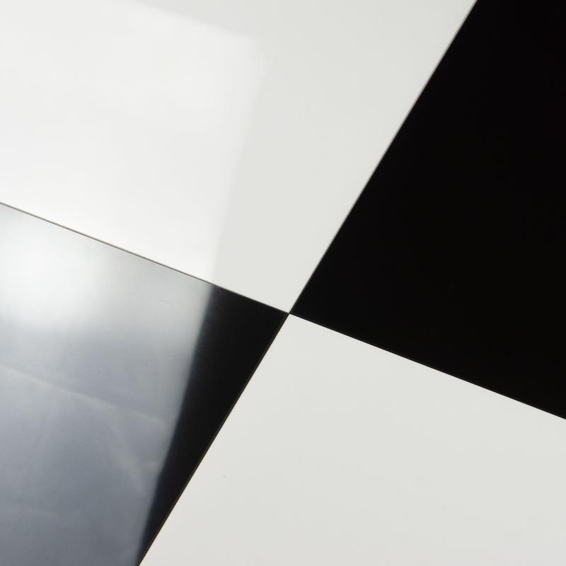 12" x 12" Polished Checkered Pattern Floor and Wall Tiles