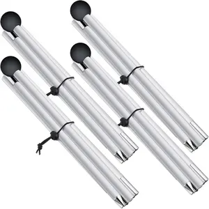 2 Pack 6.5 Feet Replacement Tent Poles, Extra Canopy Poles for Camping Hiking Backpacking Beach Parties Outdoor Accessories