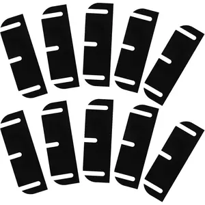 10pcs Adjustable PVC Door Hinge Shims (8.9cm/3.5in) - Replacement Spacers for Interior Repair, Gap Alignment Filling