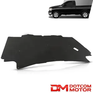 Engine Hood Insulation Pad Sound Shield Under Hood Mat Fit For 02-08 Ram Truck  With Clips