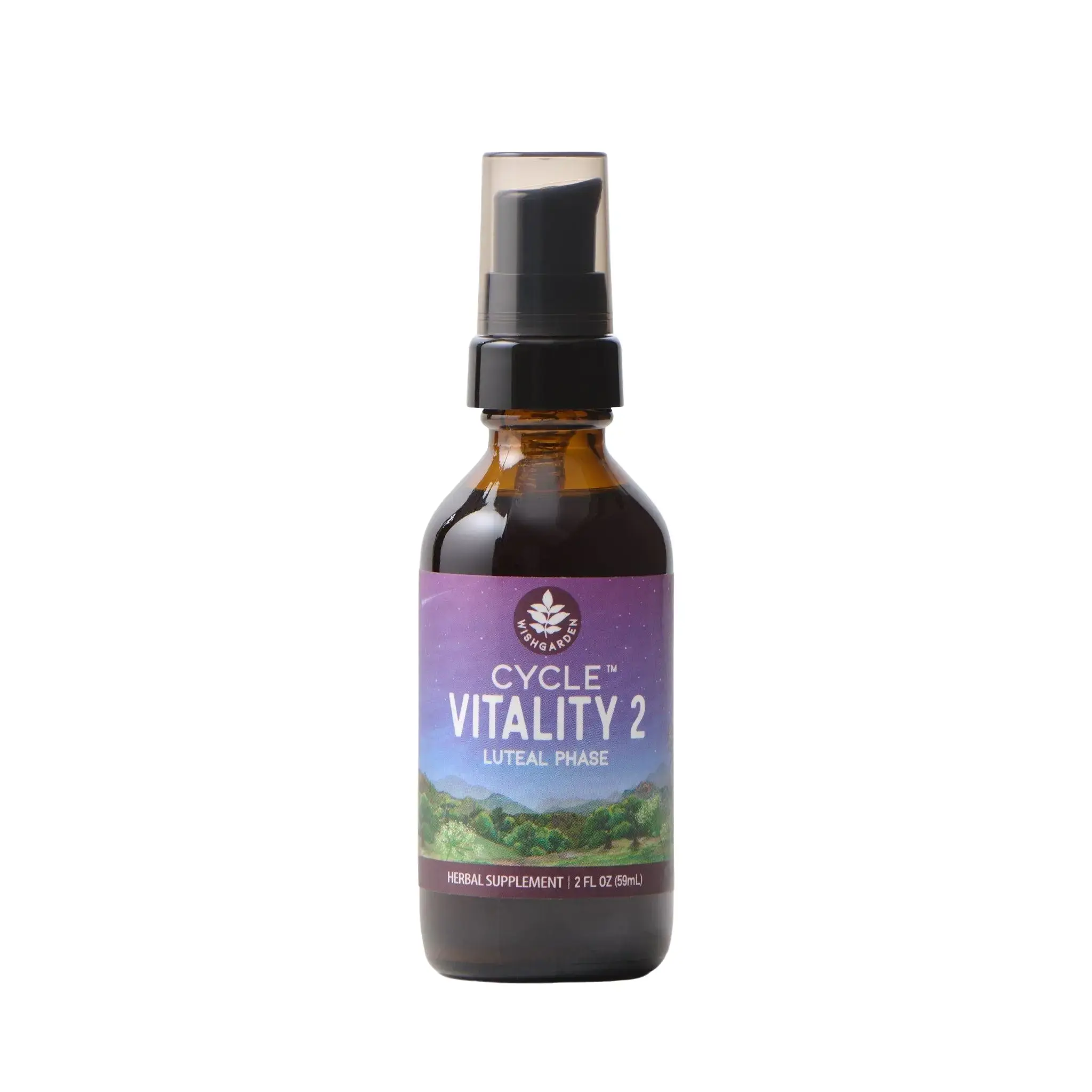 WishGarden Cycle Vitality 2 Luteal Phase Health Supplement - Organic Botanical Progesterone Support, Hormonal Balance Supplement