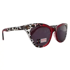 Gatsby, High-End Line Bifocal (Clear On Top) Sun Readers for Women OR Non-Bifocal Readers Sunglasses (Red Cheetah ) NY Fifth Avenue