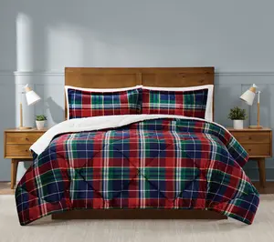 Truly Soft Cuddle Warmth Ivan Plaid Full/QueenComforter Set