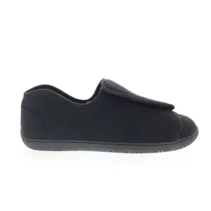 FoamTreads Doctor 2 DOCTOR-2 Mens Black Synthetic Loafer Slippers Shoes