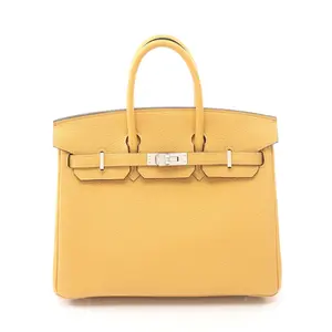 Pre-owned HERMÈS Calfskin Shoulder Bags Hermes Birkin25 Togo Leather