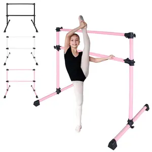 48" Adjustable Ballet Barre - 6.7"-46" Height, Stepless Adjustment for Dance & Pilates