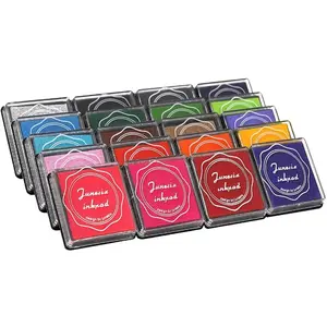 Finger Painting Color Ink Pad, 20pcs/set Finger Painting Ink Pad, Stationery School Supplies for Students, Office Stationery & Supplies, Crafts Kit