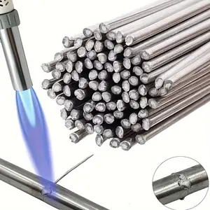 Aluminum Welding Rods, 50 Pcs Low Temperature Easy Melting Wire, No Powder Required, Suitable for Copper Iron Aluminum Stainless Steel Repair