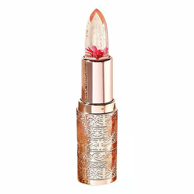 Flower Jelly Lipstick Set Temperature Change Moisturizer Long Lasting Nutritious Balm Color Change Lip Gloss Lipstick Gloss Cosmetic Makeup