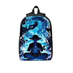 This backpack (compatible with 17-inch laptops) is crafted from durable polyester and features breathable shoulder straps, two-way zippers, and side pockets—making it the ideal choice for travelers and fans alike.
