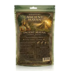 Kurandero Ancient Mayan Herbal Blend Loose Leaf Tea 5 oz 141g Ancestral Botanical Blend with Mexican Oregano Moringa Tulsi Damiana Cacao Cinnamon Wildcrafted Herbal Tea Earthy Potent Aromatic Natural Beverage