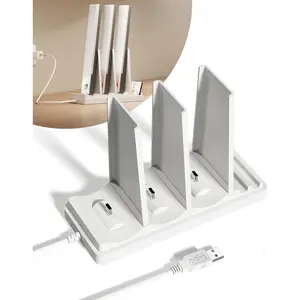 Under Cabinet Lighting  Station with 3 USB-C Ports,  Base for Rechargeable Motion Sensor Light Indoor, Efficient & Space-Saving(Adapter Not Included)