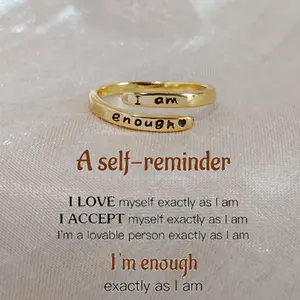 I Am Enough Ring, Love Yourself Ring