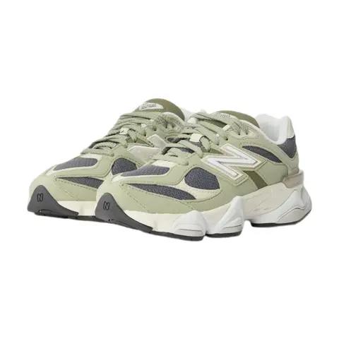 NEW BALANCE Women's 9060 Matcha Athletic Walking Sneakers - Lace-Up Shoes for Women, Breathable Mesh Upper, Classic Laces for Fit Tuning, Ankle Cushion, True-to-Size Comfort, Trendy Walking Fashion Sneakers, Breathable Runner Flat