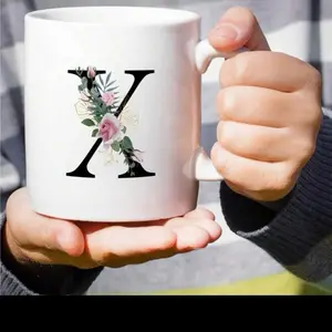 Initial Coffee Mugs, 11 Oz, A-Z Alphabet Letter Monogram Mugs, Birthday Christmas New Year Gift For Friends Dad Mom Sister Coworker mug orders