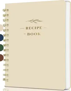 Blank Recipe Book-Recipe Book to Write in Your Own Recipes,Hardcover Personal Blank Recipe Book, Recipe Notebook Hold 144  Formula Recipes (Oat)