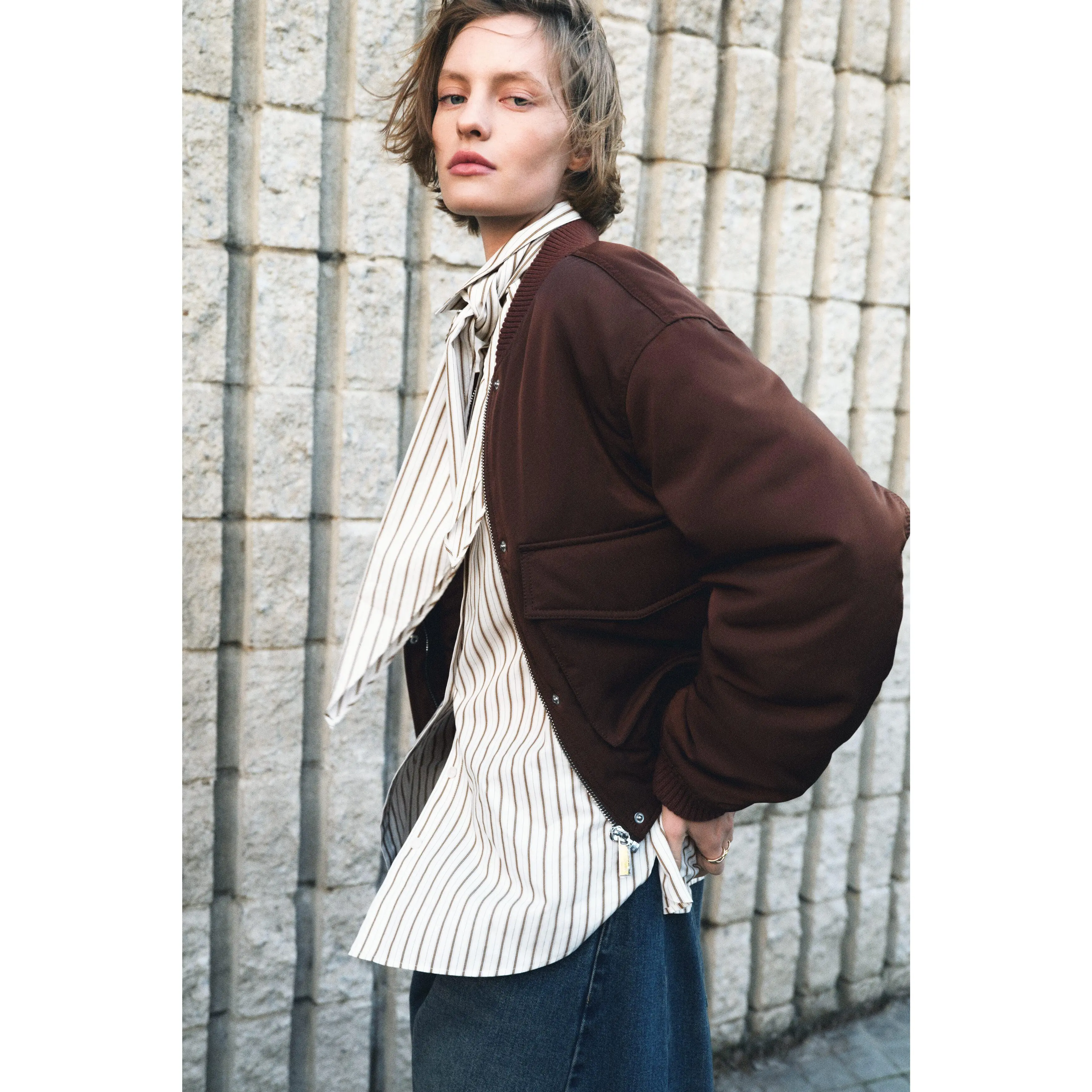 H&M Shirt with scarf