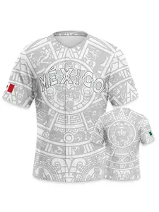 Retro Mexican Print Baseball Jersey Aztec Pattern Baseball Top Sports Top Faith and Baseball Game Day Wear Soft and Comfortable The Perfect Gift for Baseball Fans
