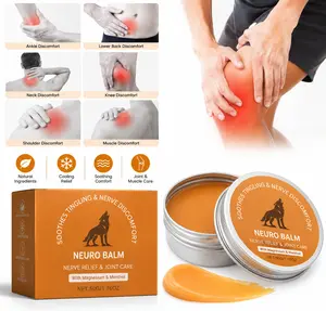 Neuro Balm Nerve Relief Balm for Neuropathy Natural Herbal Joint Care Cooling Soothing Massage Cream with Magnesium and Menthol Joint Muscle Care Ointment