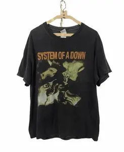 System of a Down Black T-Shirt Gift For Family, Vintage graphic 90's Unisex Tshirt