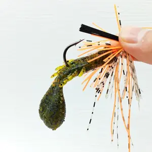 Soft Plastic Lures Shrimp Shape 2.44in 0.23oz, 6 Colors Fishing Bait for Freshwater & Saltwater, Durable Soft Worms for Anglers