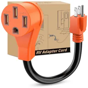 Nilight 15AMP to 50AMP RV Power Adapter Cord