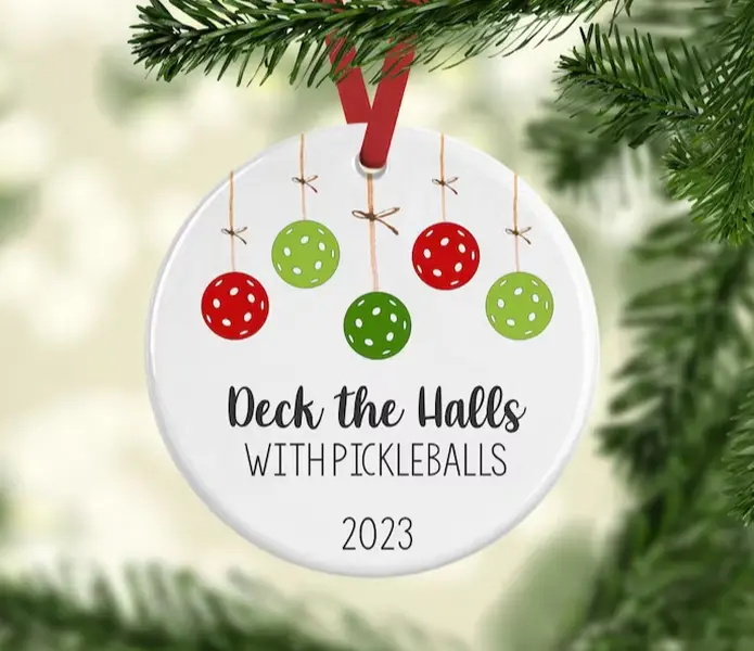 Pickleball Ornament, Pickleball Partner Gift, Pickleball Gifts, Pickleball Gift, Pickleball Lover