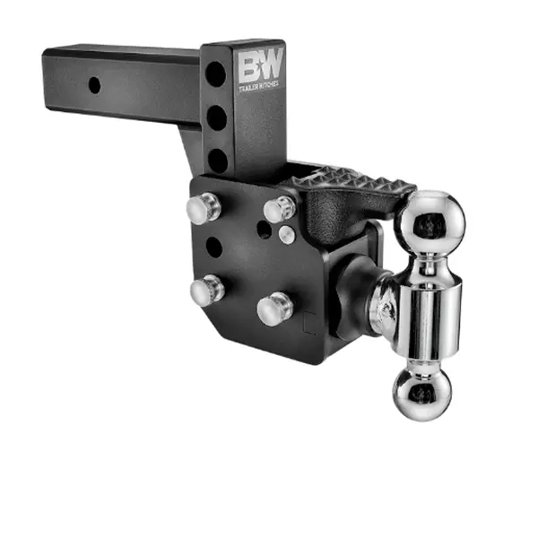 B&W Tow & Stow Adjustable Pintle Hitch 2.5" Receiver 2" Drop - TS20055