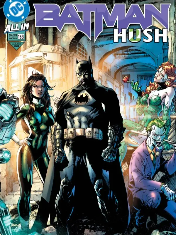 Batman #163 Hush 1 A Cover Officially Locked Final Issue Comic Books by Jim Lee