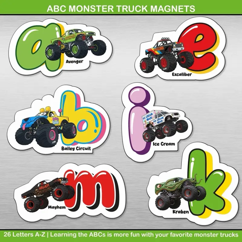 ABC Magnets for Kids 1 | Colorful Magnetic Letters | Fun Alphabet Learning