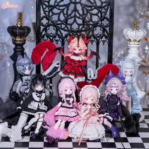 The Lulu Elf Story II Awakening Nature Series BJD Blind Box, Cute 1/8 Action Figure Collection 8‘’ Ball Jointed Doll, Kawaii BJD Action Figure Toys Birthday Gifts for Girls Boys