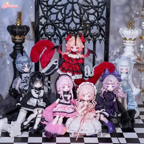 The Lulu Elf Story II Awakening Nature Series BJD Blind Box, Cute 1/8 Action Figure Collection 8‘’ Ball Jointed Doll, Kawaii BJD Action Figure Toys Birthday Gifts for Girls Boys