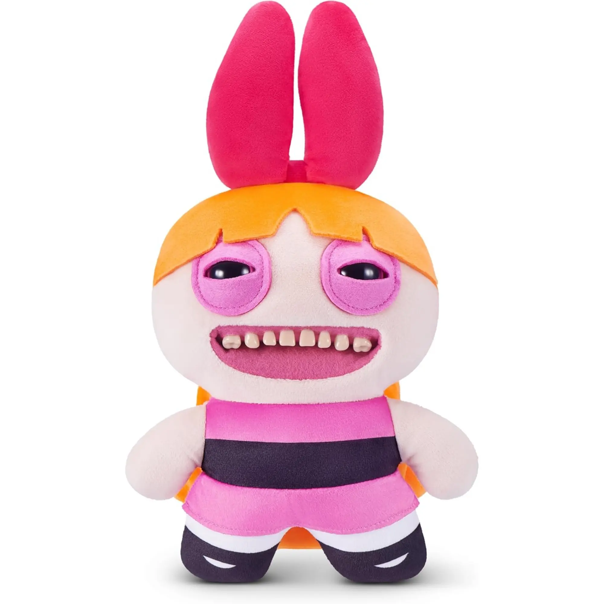 Zuru Fuggler Powerpuff Girls Blossom Funny Ugly Monster Plush Toy 9 Inch