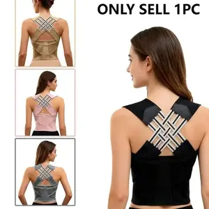 Professional Posture Corrector Belt, Back Posture Strap forMen & Women, Invisible Comfortable Design, Ideal for GymOffice Daily Wear, Breathable Running Training Accessory