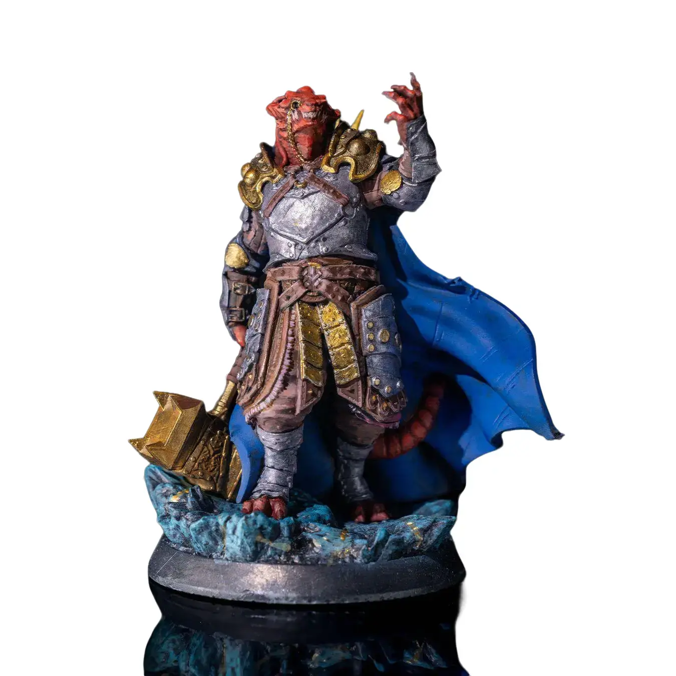 Goblin Invasion Rhogar Caellestine 3D Resin Print Miniature - Customizable, High-Artistic Detail, Paintable Base, Tabletop Play Statue for RPG Home Decor, Prints, Fantasy Rpg