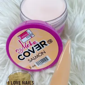 FantasyNails Salmon 2oz Acrylic Powder for Nail Extensions