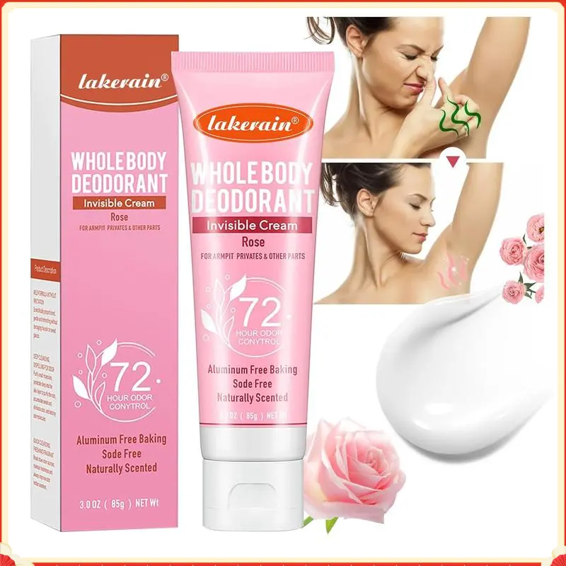 Whole Body Deodorant for Women,Aluminum Free Deodorant Lotion for Men,Armpit Deodorant Cream for 72 Hour Odor Control,Rose Deodorant Antiperspirant Clear Gel,Natural Skin Care Scent Cosmetic donna karan deodorant caresha Cleanser Scented Aroma