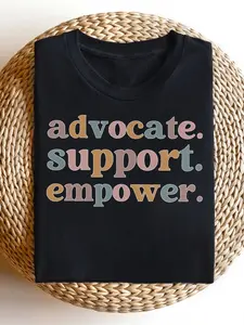 Social Worker T-Shirt - Motivational Casual Short Sleeve Shirt with Medium Weight Stretch Fabric, Loose Fit Round Neck, Non-Transparent Opaque Material Suitable for & Casual Attire - -