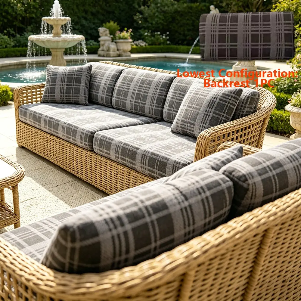 Striped Texture Sofa Cover, Washable Sofa Slipcover, Slipcover For Sofa, Anti-Slip Outdoor Couch Protector, Pet-Friendly Washable Cushion, Reusable All-Season Indoor/outdoor Use