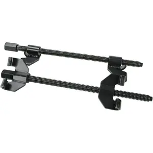 Auto Strut 15" 380MM Coil Spring Compressor Tool, Heavy Duty Auto Suspension Compression Remover Installer Tool Set of 2 Black