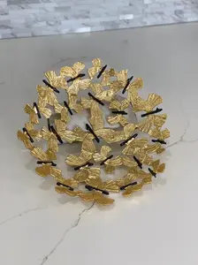 GOLD BUTTERFLY BASKET