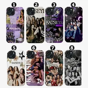 KATSEYE Phone Case v2 Touch - Gnarly - Gabriela SIS & Beautiful Chaos Era K-Pop Girl Group Phone Case Compatible with for iPhone 17, 16, 15, 14, 13, 12, 11