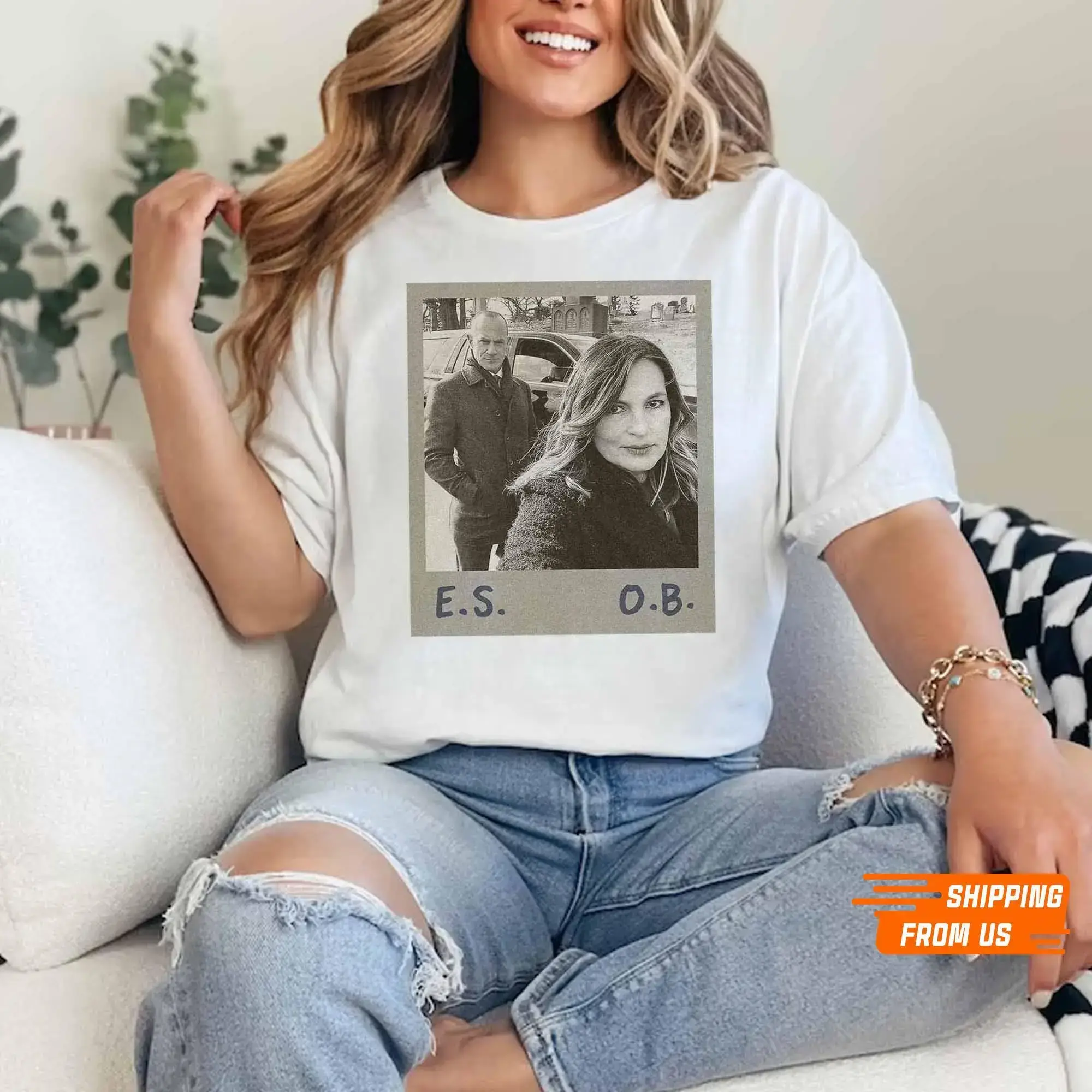 Retro Elliot Stabler and Olivia Benson Shirt, Vintage Elliot and Olivia Shirt, Law And Order SVU T-Shirt, 90s Graphic T-Shirt, 90s Movie Tshirt