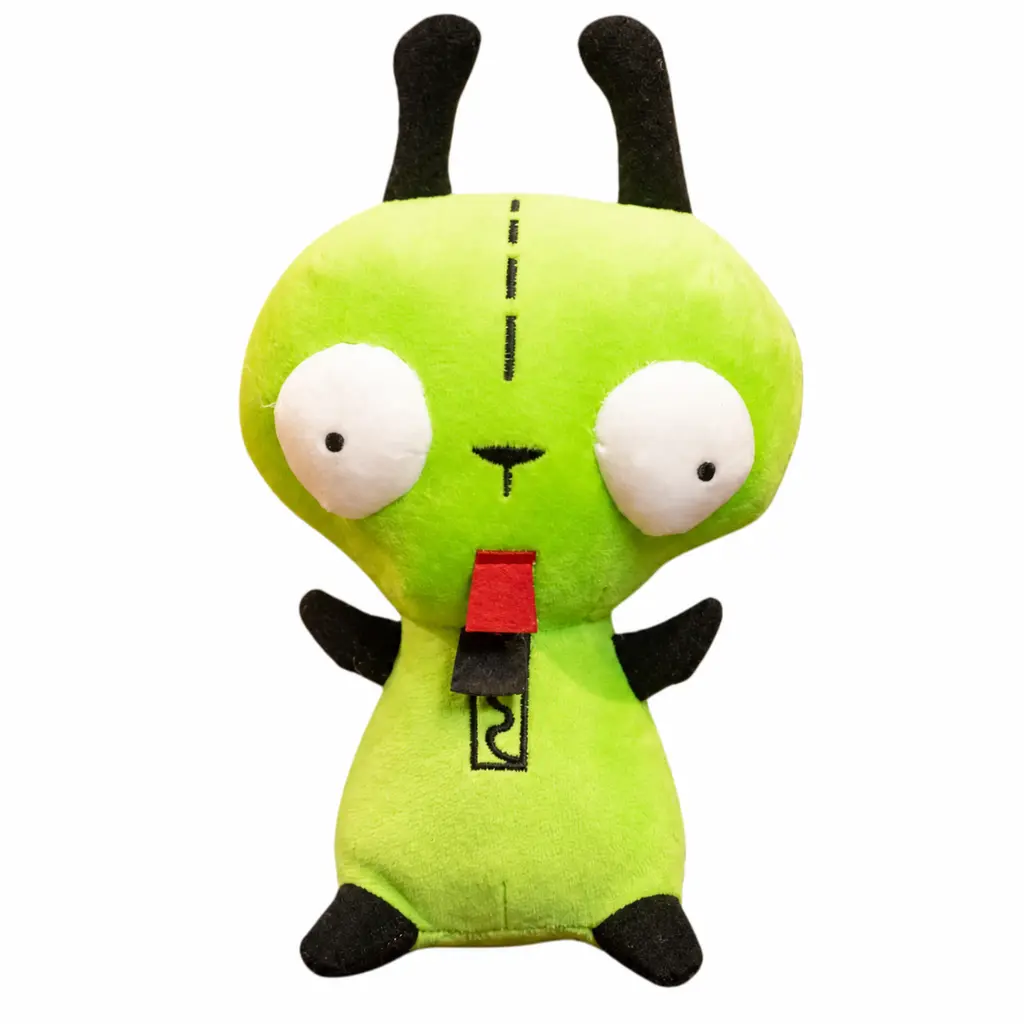 Cute Green Alien Dog Plush Toy - 9.84-Inch  - Soft Cuddly Plush Toys for Kids, Teens, and Adults for Bedroom Desk Decor & Fans Gift