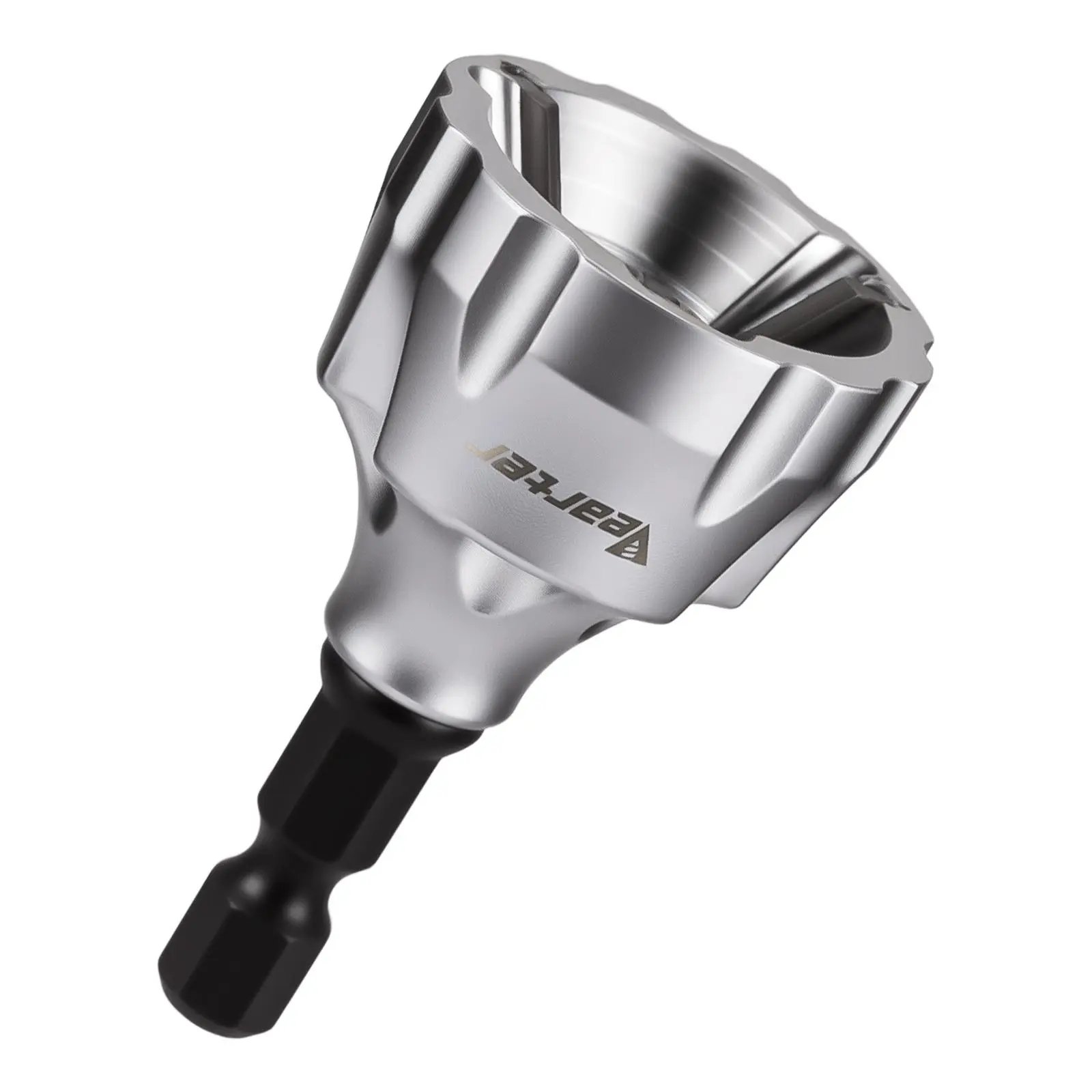 Deburring External Chamfer Tool, Countersink Chamfering Drill Bit with Carbide Blades, Bolt Thread Repair Tool, Quick Release Hex Shank Fits 3mm to 19mm, Metal Bits, Tool Accessories