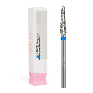 3/32" Cone Medium Grit Carbide Cuticle Cleaner Bit for Nail Drills – Manicure Tool for Nail Salons and Home Use (M Grit.)